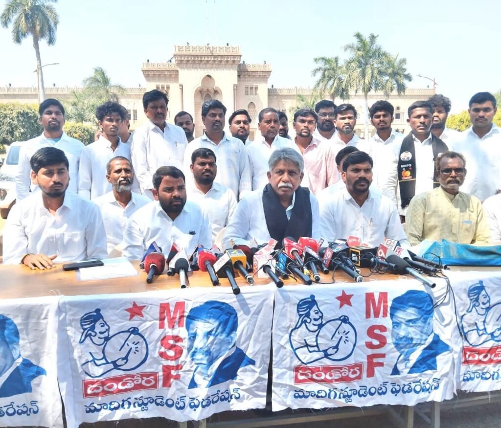 రాజేష్ లాకప్ డెత్ కేసు.. ఎస్ఐపై చర్యలు తీసుకోవాలి:మంద కృష్ణ మాదిగ