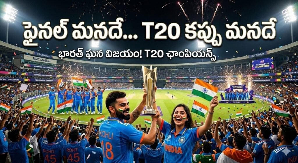 వరల్డ్ ఛాంపియన్ భారత్… టీ20 ప్రపంచకప్‌లో సరికొత్త చరిత్ర.. న్యూజిలాండ్ పై అల్టిమేట్ విక్టరీ