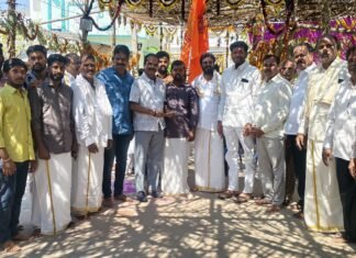 శ్రీరామనవమి సీతారాముల వారి కళ్యాణోత్సవంలో పాల్గొన్న మాజీ జడ్పీ చైర్మన్ ఎం. బి. కుమార్ రాజా