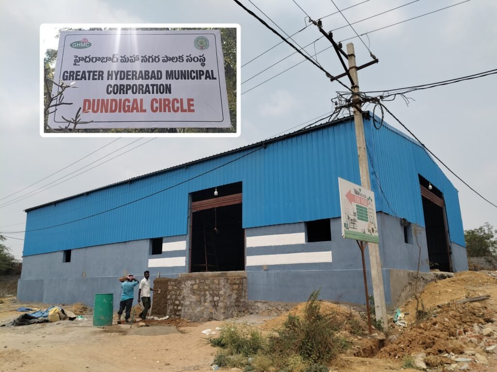 “అక్రమ షెడ్డు పూర్తి దశలో…టౌన్ ప్లానింగ్ అధికారులు చూస్తూ చూస్తూ ఊరుకుంటున్నారా?”