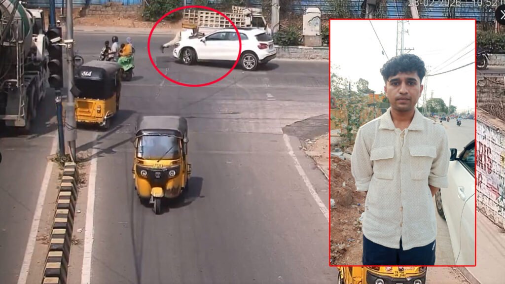 మద్యం మత్తులో డ్రైవింగ్ .. ట్రాఫిక్ కానిస్టేబుల్ పై దూసుకెళ్లిన కారు