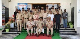 వార్షిక తనిఖీల్లో టేకుమట్ల పోలీస్ స్టేషన్ తనిఖీ చేసిన జిల్లా ఎస్పీ