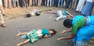 వికారాబాద్ జిల్లాలో మరో ఘోర రోడ్డు ప్రమాదం ముగ్గురు మృతి