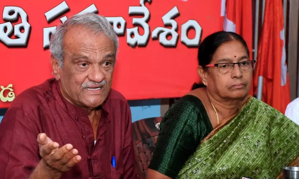 సిపీఐ నేత నారాయణ దంపతులు అరుదైన నిర్ణయం