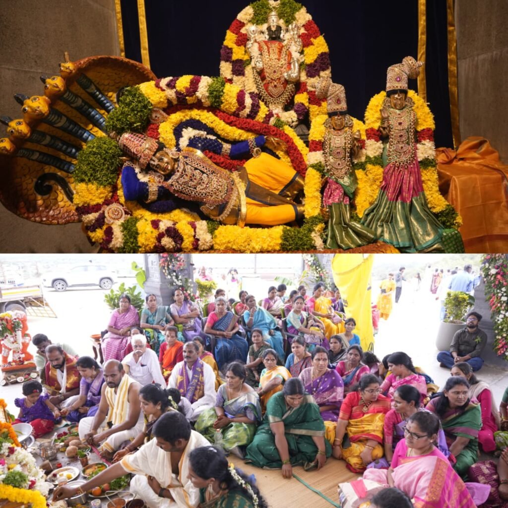 ‘గోవింద’ నామస్మరణతో మారుమోగిన వెంకులోని గుట్ట