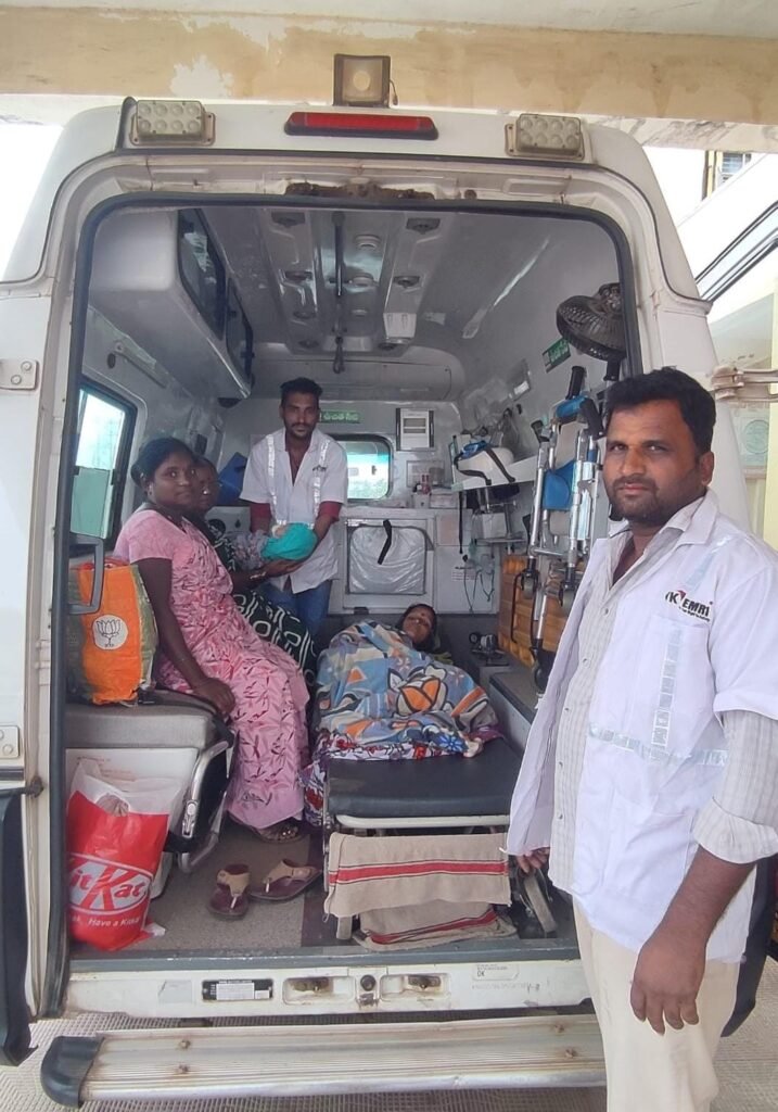 108 అంబులెన్స్ లో సురక్షిత ప్రసవం….తల్లి,బిడ్డ క్షేమం