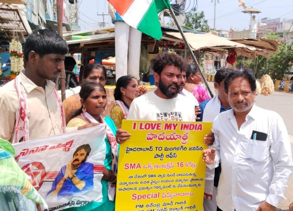 చిన్నారుల చికిత్సకు పాలమూరు వాసి పాదయాత్ర