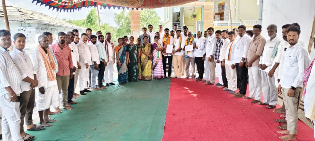 తింసాన్ పల్లి కాంగ్రెస్ పార్టీ కమిటీ అధ్యక్షుడిగా మహమ్మద్ హనీఫ్