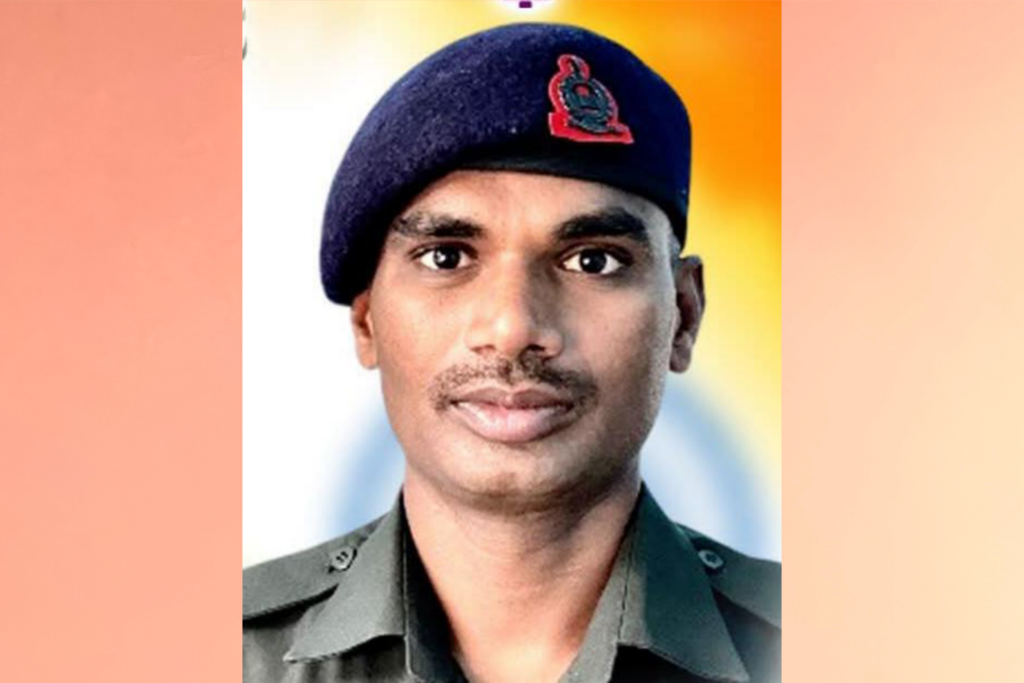విధి నిర్వహణలో ఆర్మీ ఉద్యోగి మృతి
