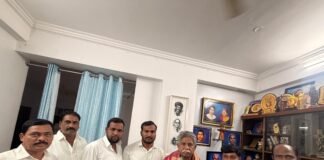 మంద కృష్ణ మాదిగ ని కలిసిన ఎమ్మార్పీఎస్ నాయకులు