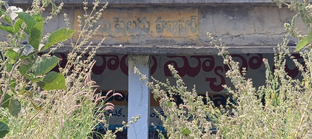 ముళ్లపొదల్లో హన్మాపూర్ బస్‌ షెల్టర్‌!